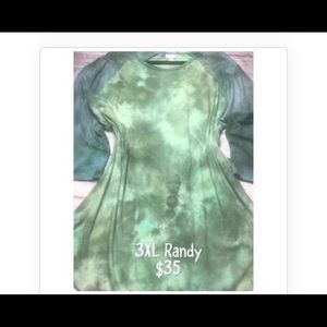 Lularoe tie dye Randy 3x